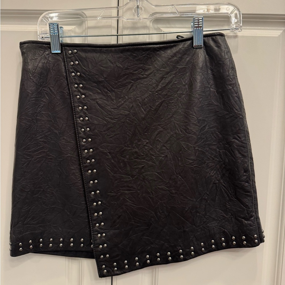 Joie Black Studded Women's Mini Skirt